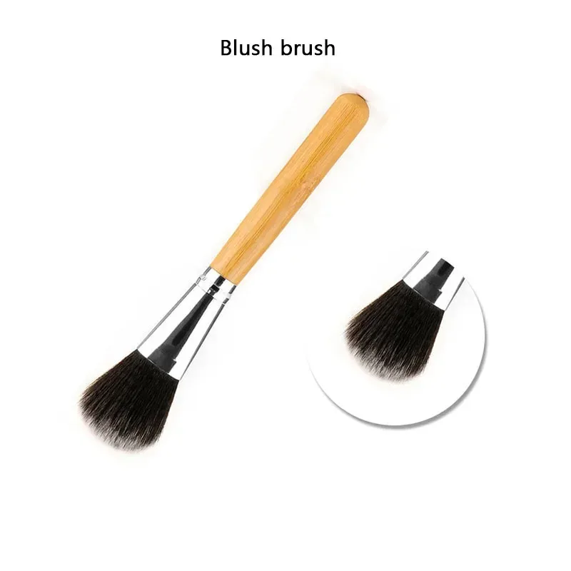 1ks profesionálních štětců na make-up Bamboo Handle Powder Concealer Tekutý make-up Nástroje na kosmetiku Kosmetický štětec — image 4