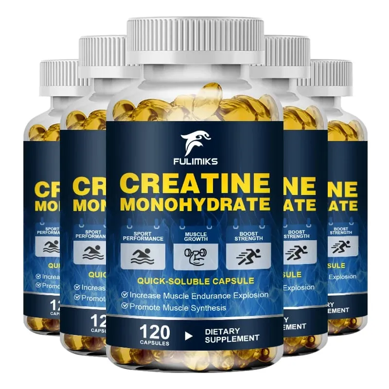 Kapsul Creatine Monohydrat Potensi Tinggi 3000mg Mendukung Pertumbuhan Otot Kinerja Atletik Tingkat Energi & Gym Harian — image 12