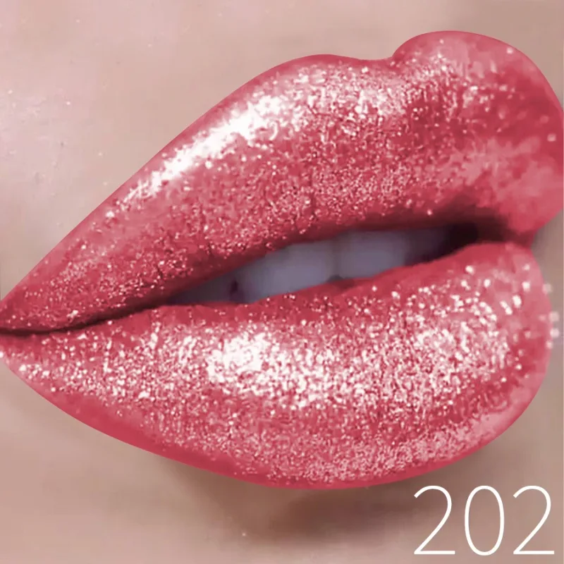 Rouge à lèvres liquide métallique imperméable, brillant à paillettes, longue durée, perle brillante, haute pigmentation, teinte, cadeaux de maquillage coréen, 1 pièce — image 9