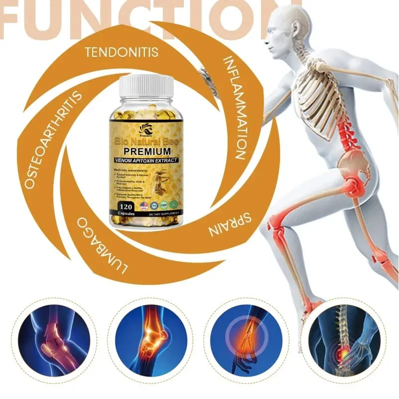 Greensure Natural BEE Venom Capsule for Immunity and Anti-oxidation - 60/120 Capsules - Non-GMO — image 3