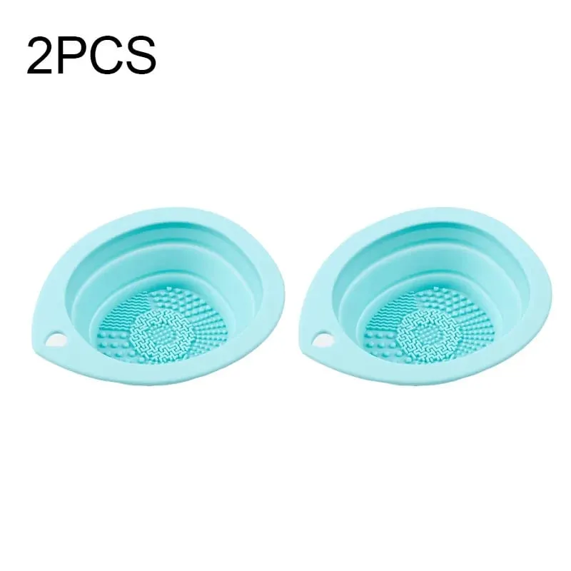1/2PCS Tappetino per la pulizia del trucco in silicone per la pulizia dei pennelli per il trucco Pennelli per il trucco Strumento per la pulizia dei pennelli HZSQJGZ04