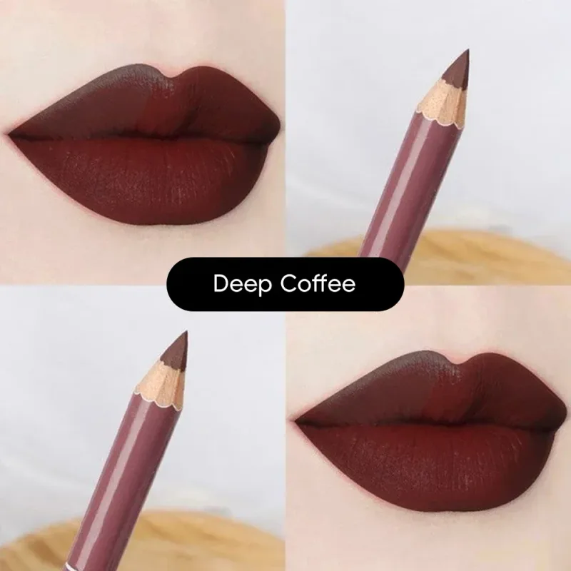 Waterproof Lip Liner Matte Nuede Red Long Lasting Makeup Pens Non-stick Cup Lipstick Women Party Makeup Lip Cosmetics — image 24