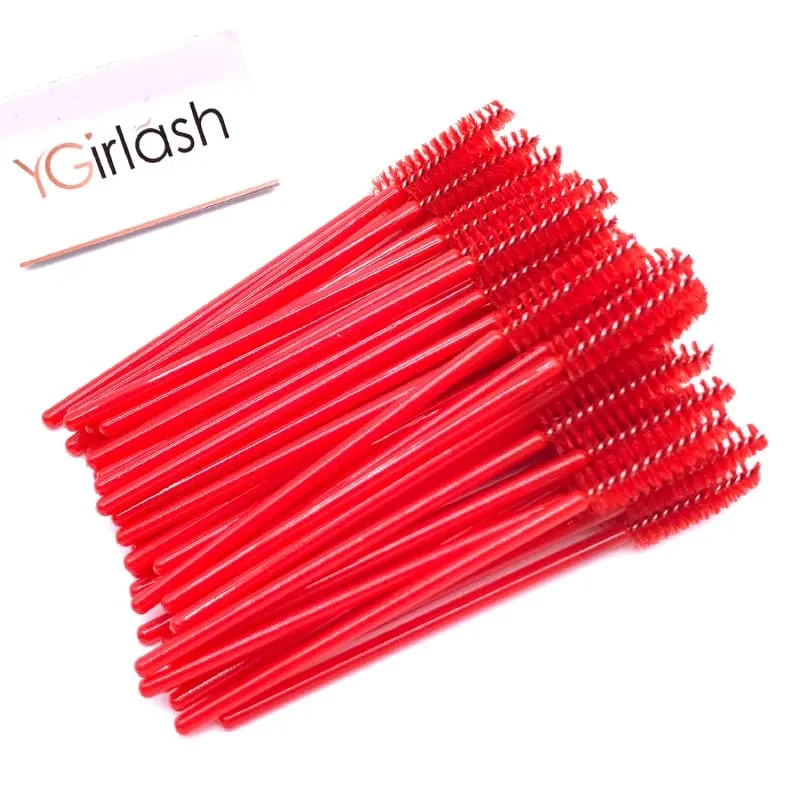 YGirlash 50Pcs Lash Swans Aplikator Bulu Mata Kristal Pemegang Berlian Pakai Nilon Tongkat Maskara Berus Alat Kosmetik — image 15