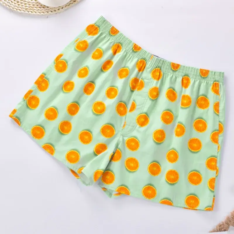 Herren-Unterwäsche, Boxershorts, Baumwolle, Schlafunterhose, hochwertige Marken, kurz bedruckt, locker, bequem, Homewear, Herrenhöschen — image 11