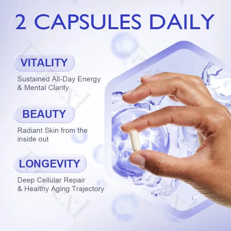 NAD + Doplněk resveratrolu NAD Plus Boosting – podporuje buněčnou energii, metabolismus proti stárnutí, zdraví pokožky — image 5
