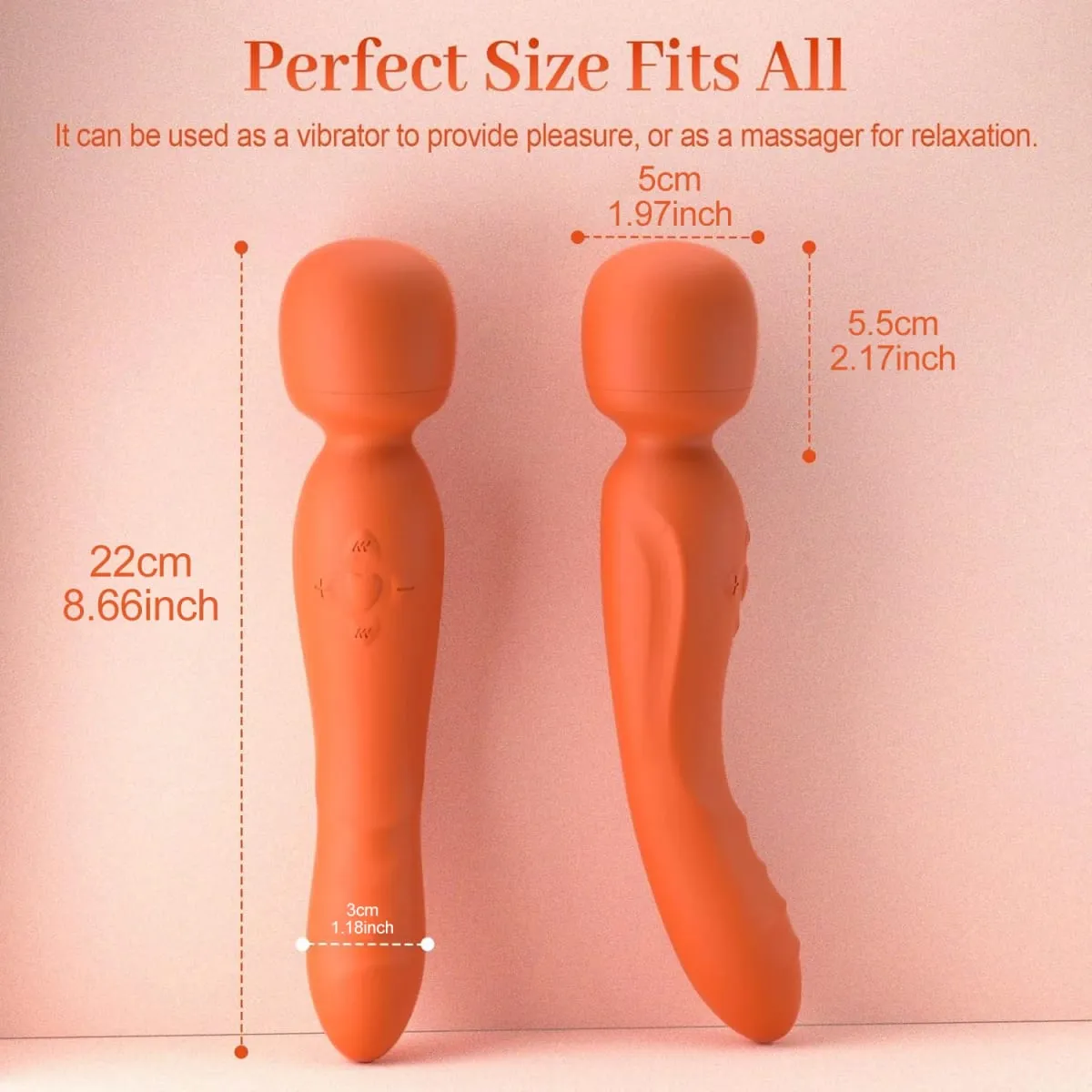 Smart APP Bezdrátový dálkový AV Vibrátor Kouzelná hůlka Výkonný stimulátor klitorisu bodu G Sexuální hračka pro ženy USB dobíjecí voděodolný dospělý — image 6