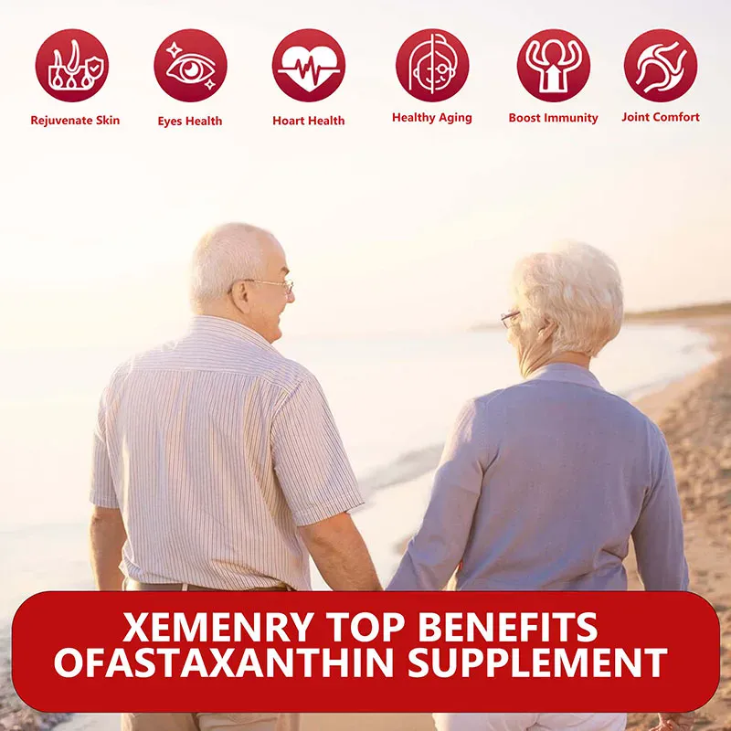 Astaxanthin Capsules Promotes Cardiovascular Health Accelerates Metabolism Antioxidant Supplement Skin Healty — image 4