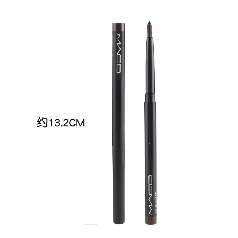 1 stk vandtæt sort brun glat eyeliner blyant Permanent makeup eyeliner pen Langtidsholdbar automatisk øjenmakeup værktøj — image 5