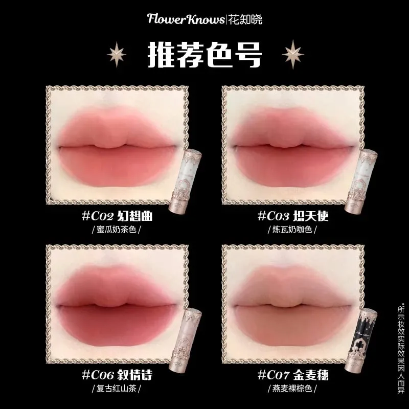 Flower Knowledge Swan Ballet Eyeshadow Lip Glaze Angel Lipstick Midsummer Night Blush Grooming Plate Set — image 2