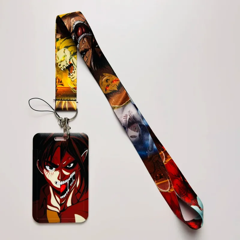 Postacie z anime Etui na karty Smycze Klucze Pasek na szyję Odznaka na kartę Brelok ID Karta kredytowa Okładka na kartę Powiesić linę Smycz lasso — image 5
