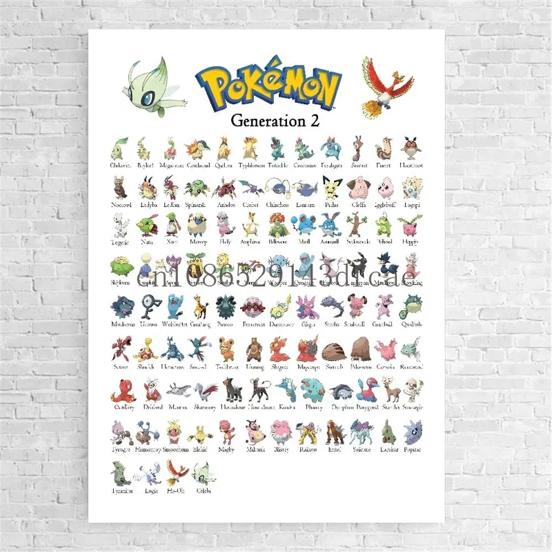 ญี่ปุ่นอะนิเมะ Pokemon โปสเตอร์ตกแต่ง Pikachu Charizard Wall Art สีน้ำภาพวาดผ้าใบ Modern Room Decor