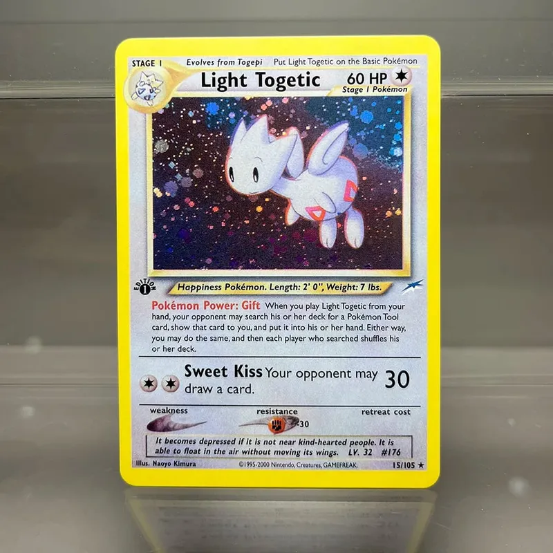 PKM 單卡第一版 1996 年雷丘噴火龍 PTCG 箔卡遊戲收藏 PKM 代理卡 — image 21