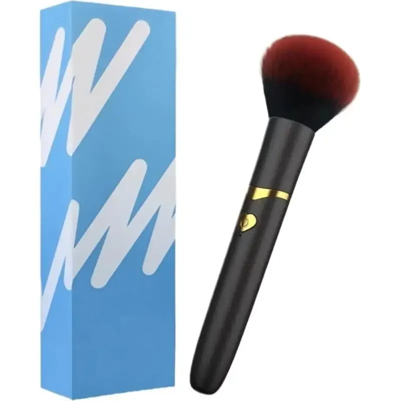10 Gear Vibration Makeup Brush Electric Makeup Brush USB Rechargeable Cosmetic Brush For Liquid Powder Blusher Concealer