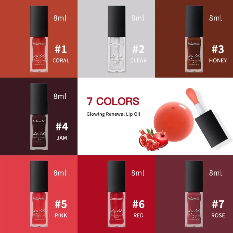 Lipgloss Mirror Lip Glaze Jelly Pout Lip Tint Long Lasting Moisturizing Shine Lipgloss Lip Makeup — image 4