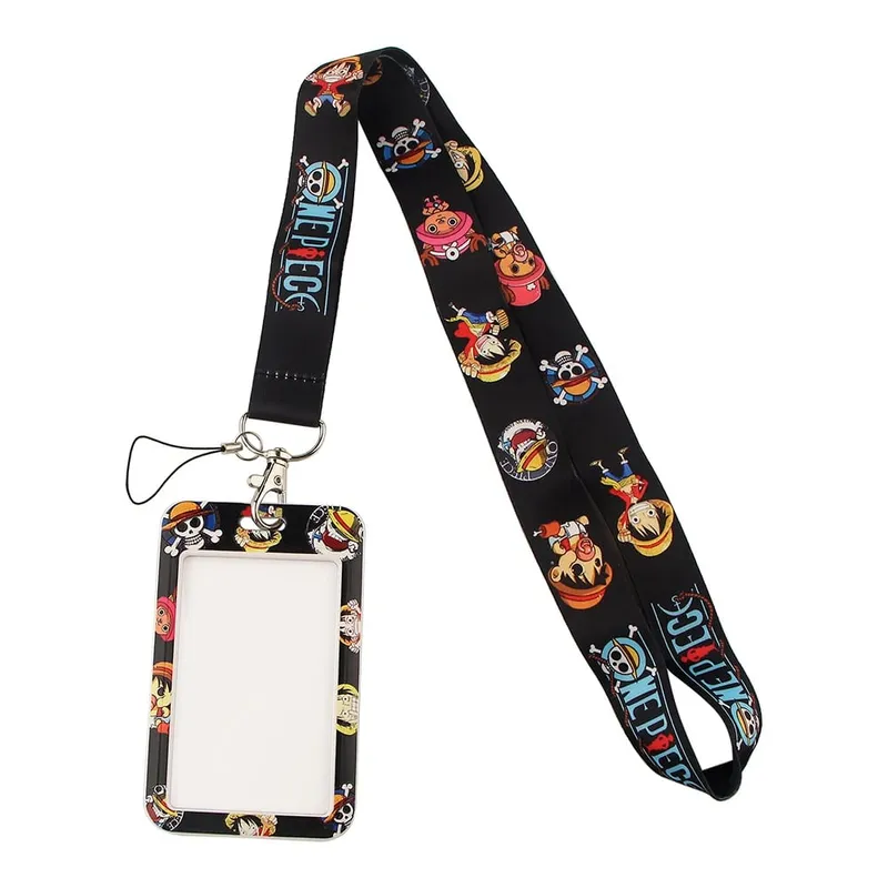 Pemegang Tauliah Rantai Kunci Lanyard Leher Untuk Pemegang Kad Kredit Pas Kad Akses Aksesori Anime Cosplay — image 2