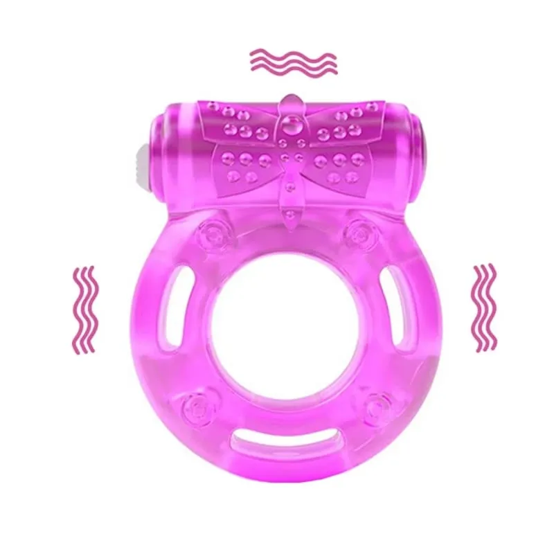 แหวน Cock Vibrator Vibrating Clitoral Stimulator Strong Penis Erect แหวน Erection เพิ่ม Sex ความสามารถผลิตภัณฑ์เพศของเล่นสำหรับผู้ชาย