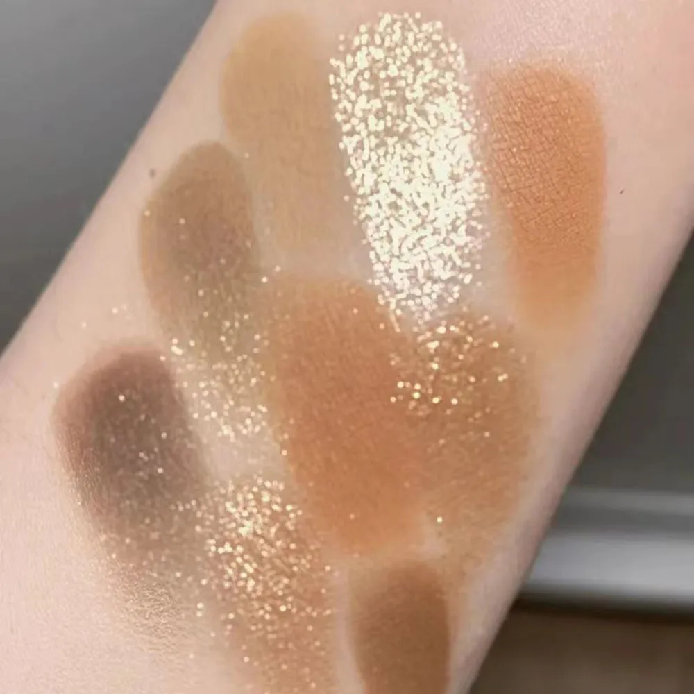Palet Pembayang Mata Sembilan warna Baharu Mentega Oren Coklat Mutiara Matte Glitter Pembayang Mata Pembayang Mata Berkilat Mekap Mata tahan lama — image 2