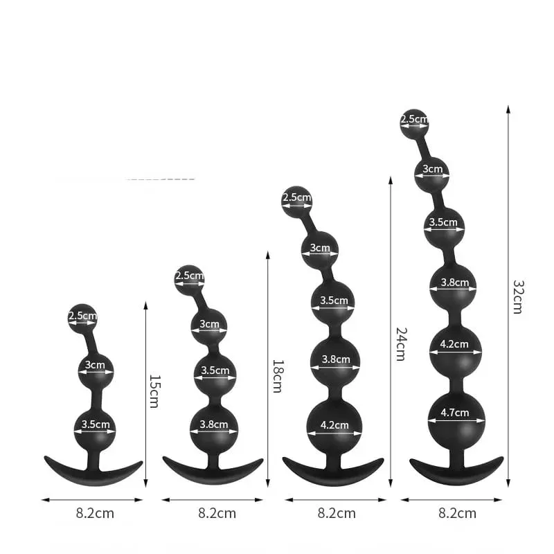 Bdsm Silicone gros Plug Anal perles anales Anus Masturbation godemichet Anal érotique Flirt jouets sexuels Massage de la Prostate pour Couple hommes femmes — image 1