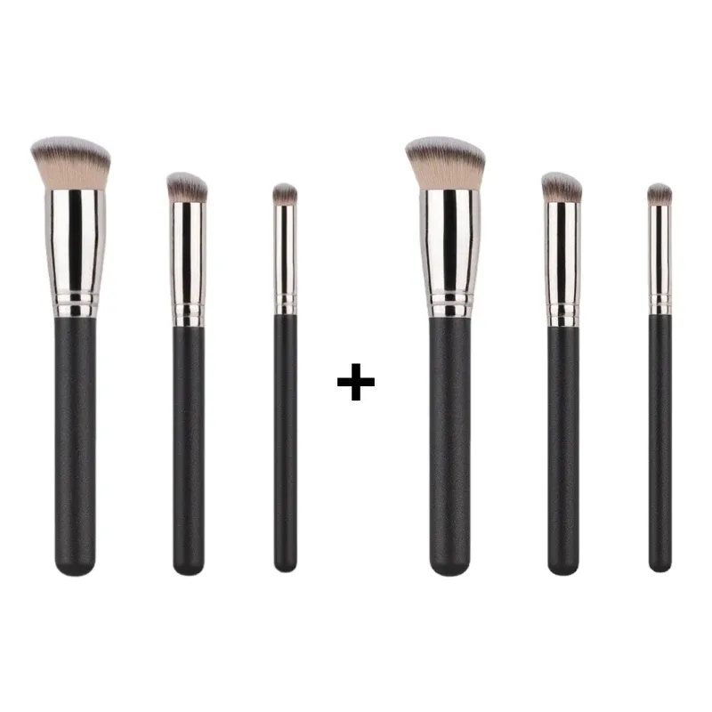 3pcs Angled Foundation Makeup Brush Set Propesyonal na Makeup Brushes para sa Liquid Foundation Cream BB Concealer Women Beauty Tools — image 11