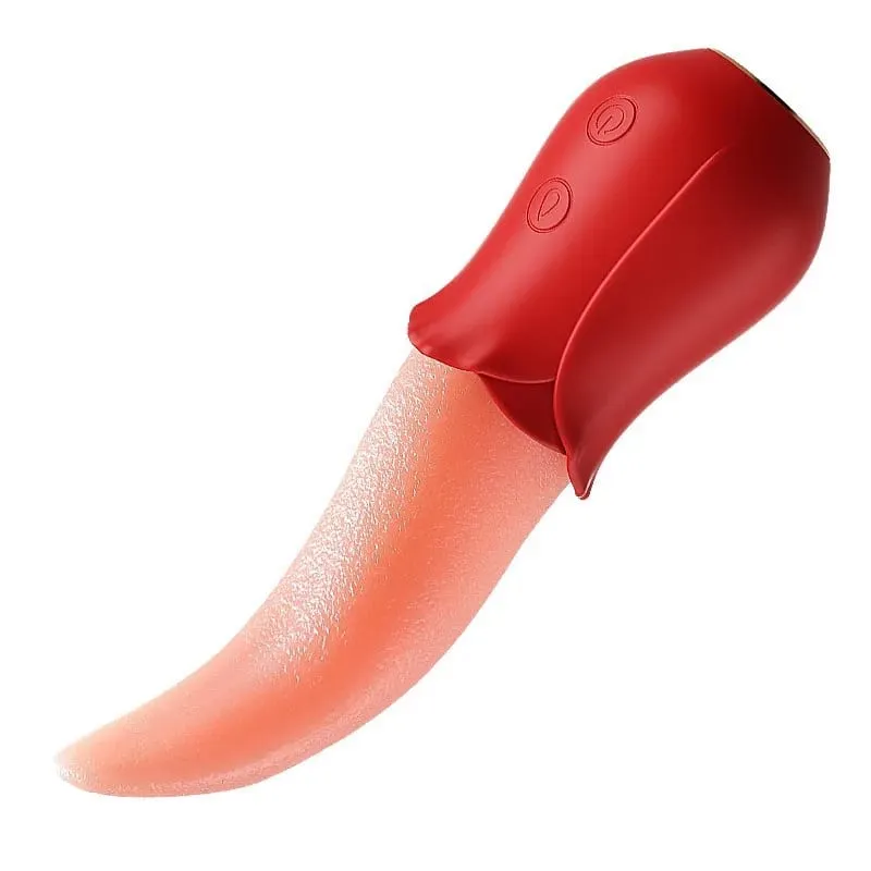 2025 Baru Ayunan Lidah Menjilat Vibrator Menyucuk Dildo Puting Perangsang Klitoris Melancap Wanita Alat Seks Oral untuk Wanita — image 7