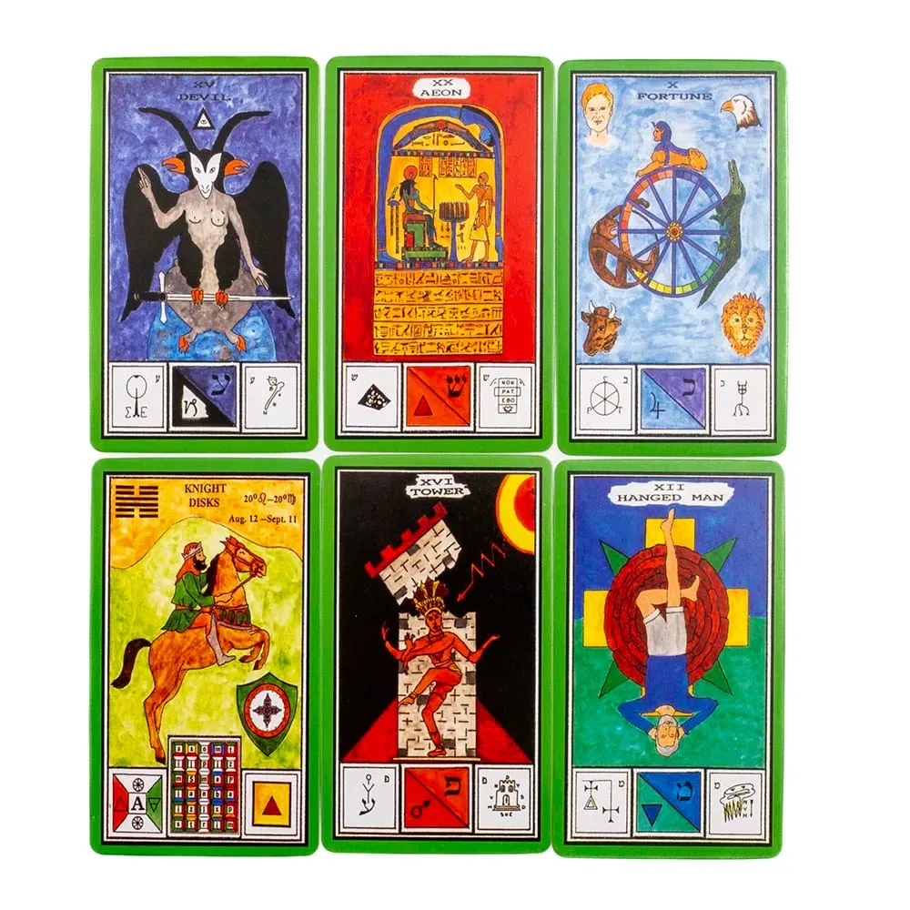 80 pezzi di carte magiche cerimoniali del mazzo di tarocchi una sintesi pittorica tre grandi pilastri della terza edizione 10,6 * 6,3 cm gioco da tavolo — image 4