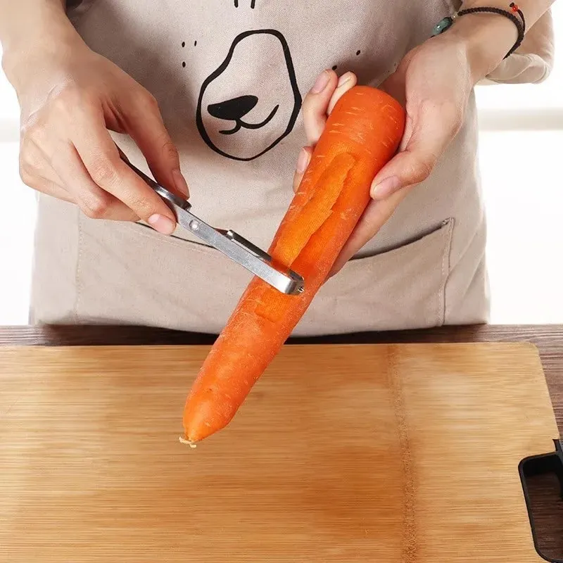Edelstahl Schäler Melone Hobel Multi-funktion Küche Zubehör Kartoffel Schaber Küche Peeling Obst Schäler Haushalt Neue — image 4