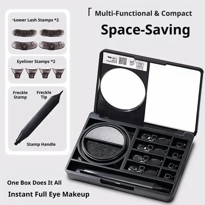 Tampon de maquillage pour les yeux, Eyeliner étanche 3 en 1, Portable, durable, anti-taches, Ultra-fin, naturel, pour les cils inférieurs, outils de maquillage — image 7