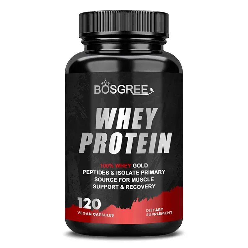 Whey Protein Capsules - Contains 6000mg of Protein - Balanced Muscle Health Boost Immunity and Support Post-exercise Recovery — image 8