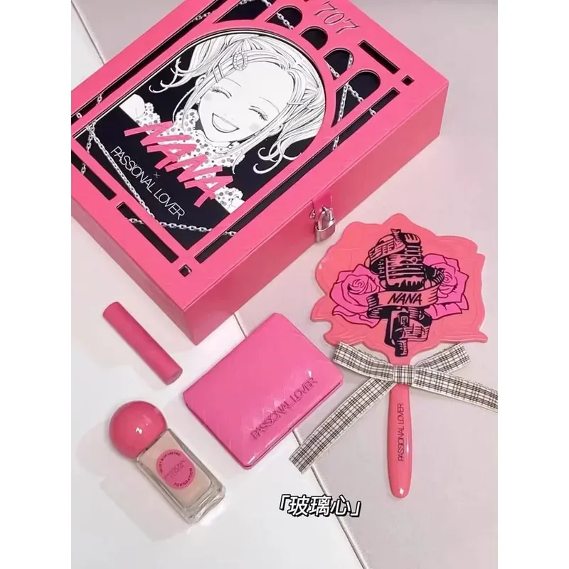 Passional Lover Makeup Set di cosmetici Fondotinta+ombretto+rossetto Idratante a lunga durata Impermeabile per il trucco di bellezza delle donne — image 4