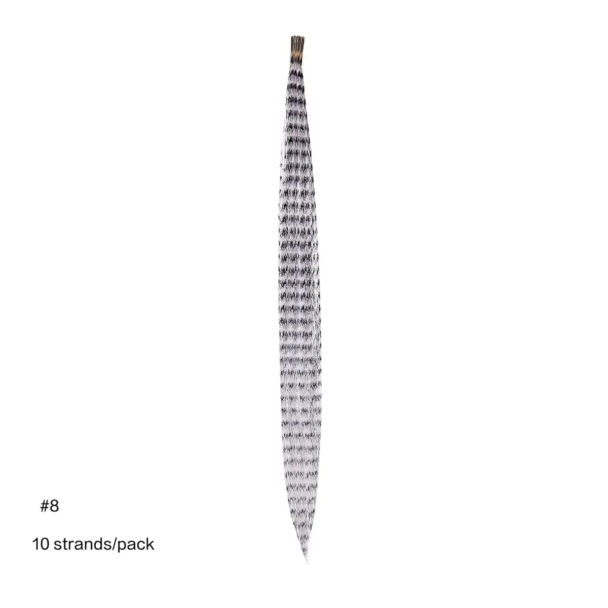 Extensions de cheveux synthétiques colorées I Tip, 10 racines/paquet, postiche 16 pouces, accessoires capillaires pour femmes et filles, utilisation quotidienne en fête — image 14
