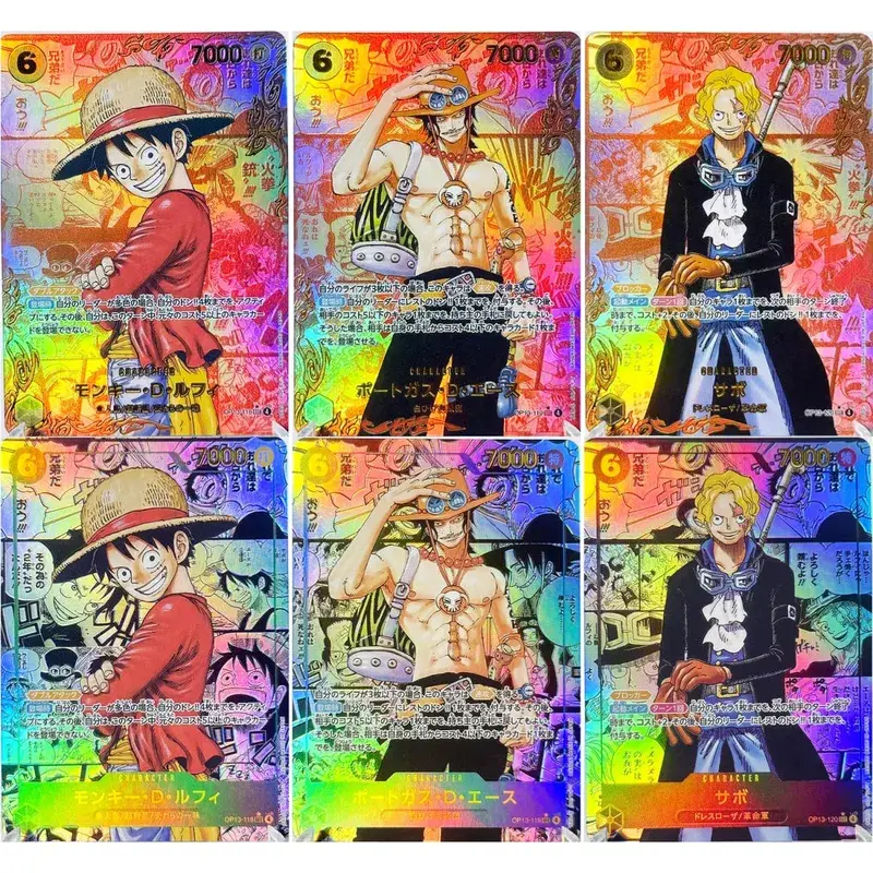 One Piece Roronoa Zoro Series Set Championship Treasure Cup Promo Anime Collectibles Carte replica fai da te Carta texture — image 14
