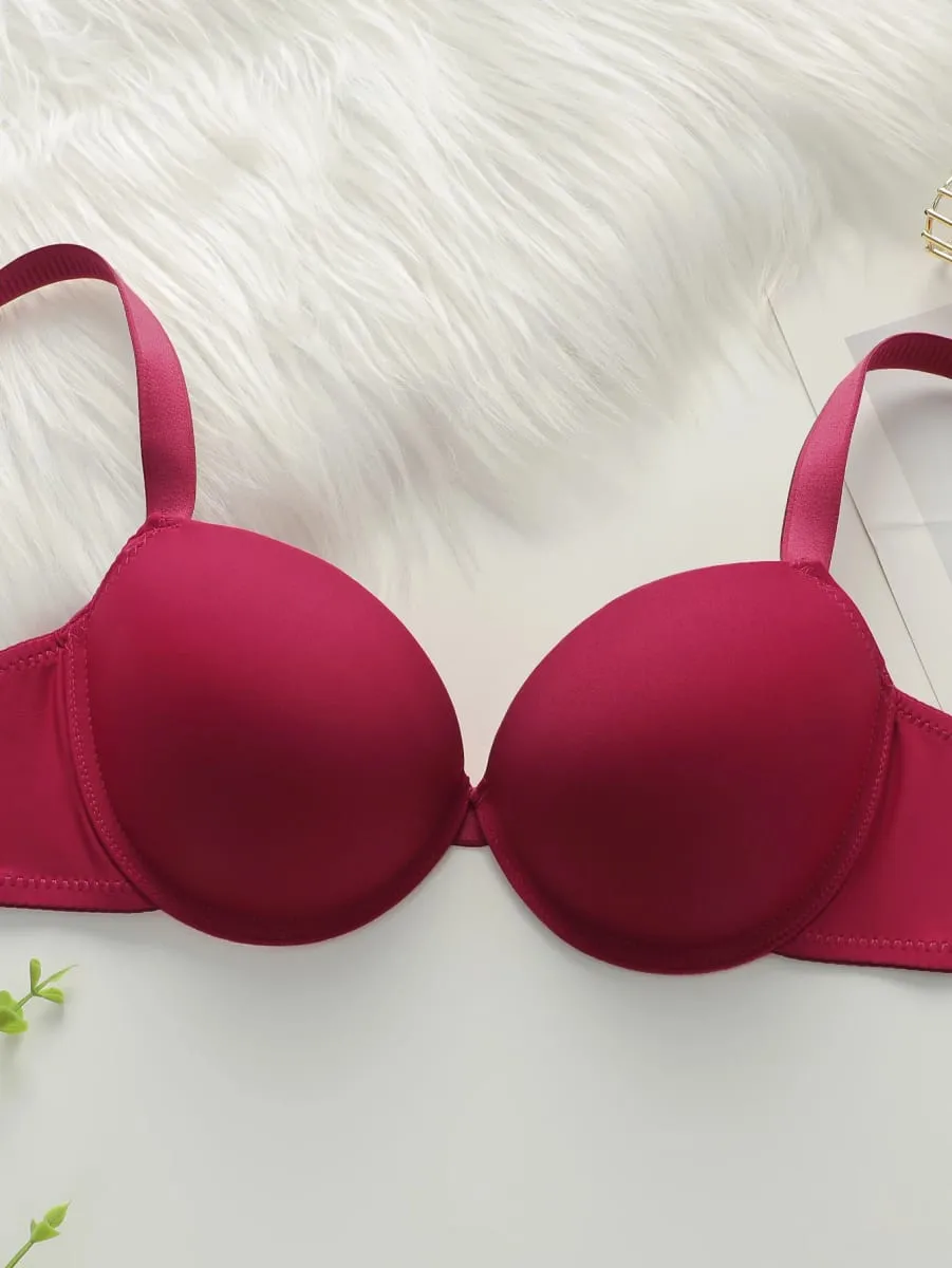 Küçük göğüslerin bedenlerini sergilemesi için uygun, çelik destekli, seksi, kalın dolgulu sütyen Kadın iç çamaşırı seti B2051 — image 3