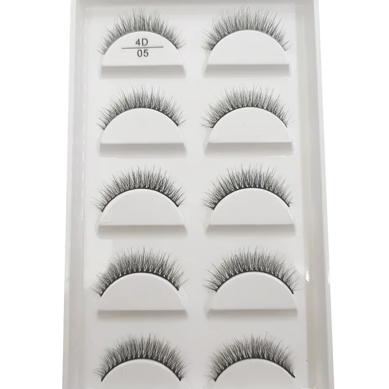 New 5 Pairs Natural Mink False Eyelashes Makeup Short Eyelash Extension Fake Eye Lashes Faux Cils Make Up Beauty Cilios — image 9