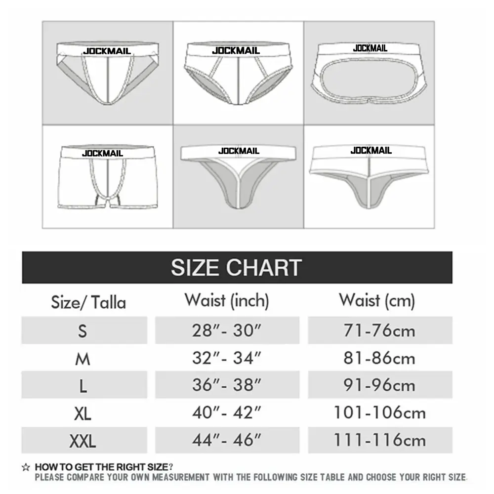 Jockmail الرجال الملاكم شبكة الملابس الداخلية تنفس مريحة لينة مريحة السراويل الرياضية الكبار رجل سراويل الملابس الداخلية — image 23
