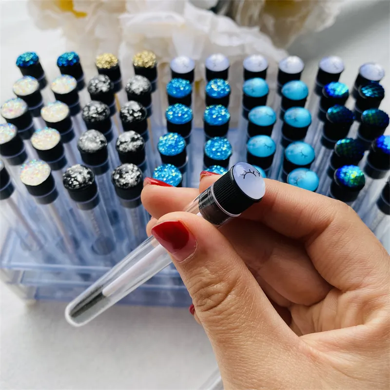 10 pz Riutilizzabile Ciglia Pennello Tubo per Estensione Ciglia Usa E Getta Mascara Bacchette Sopracciglio Applicatore Pennello Ciglia Pennelli — image 4