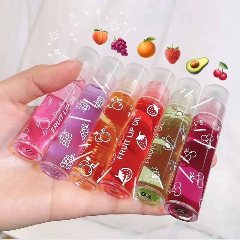 Feuchtigkeitsspendender Lippenöl-Glanz-Roller, feuchtigkeitsspendender, nährender Lippenbalsam, transparente, farblose Frucht-Avocado-Lippenpflege — image 4