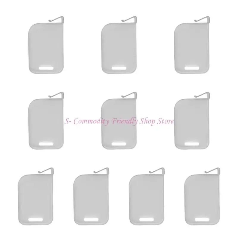 85AE 10Pcs Kunststoff Trading Card Box Schallwand Clip Karte Spacer Lagerung Klassifizierung Barriere Platte Clip Lagerung Partition Bord
