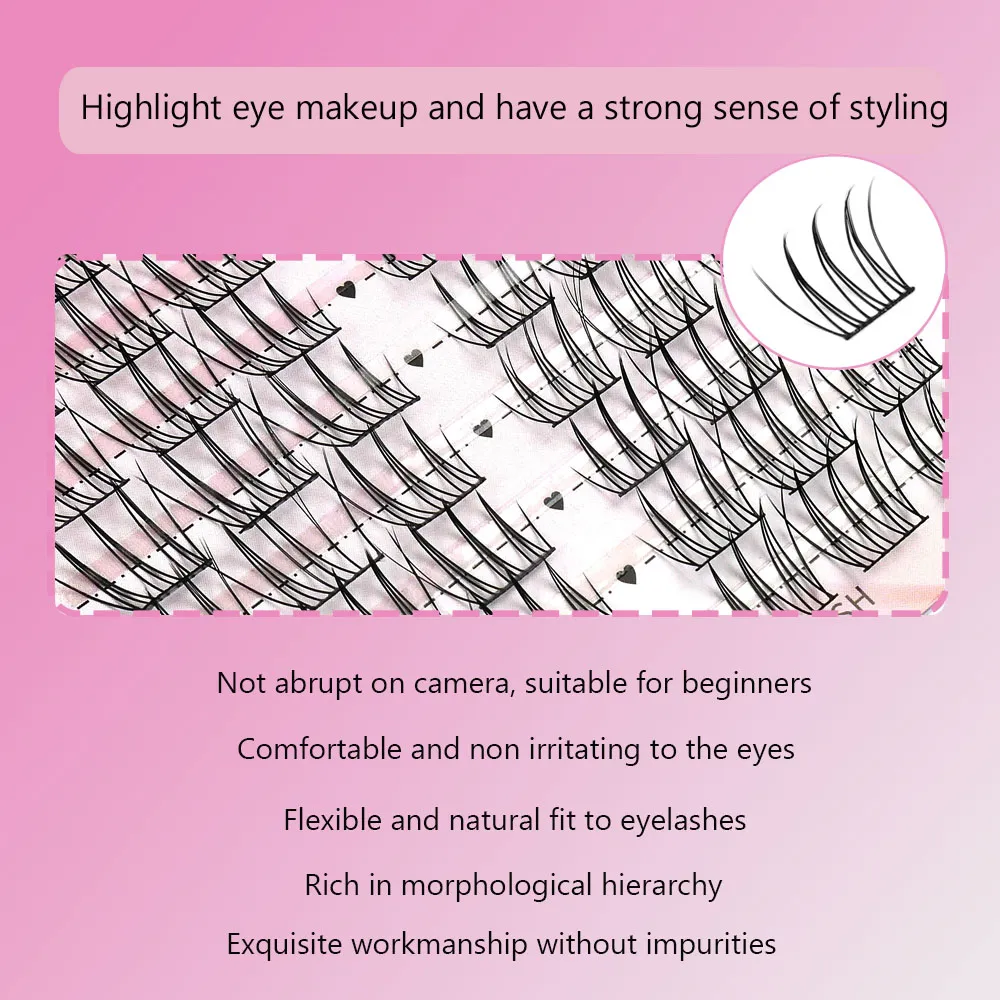 10 rows/12 rows eye black natural mascara extension cluster natural volume personal eye black mixing tray eye black DIY mascara — image 6