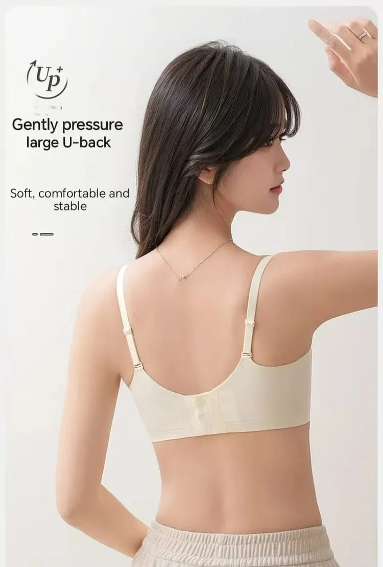 2025 Reggiseno push up senza soluzione di continuità Seno piccolo Raccolta Allargamento Anti-Cedimento Sottile Superiore Fondo spesso Senza ferretto Lingerie per le donne — image 5