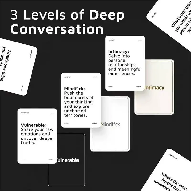9X6.5 ซม.Substance โดย Lovely Bab Edition น่ารัก Deep Conversation การ์ดเกมที่มีความหมาย Dialogue 90 PCS — image 4