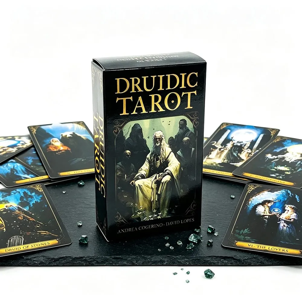 Karten, 78 Karten, Wahrsagerei, geheimnisvolle Wahrsagerei, Brettspiel, Kartenspiel, spirituelles Zubehör für Tarot-Sammler — image 2