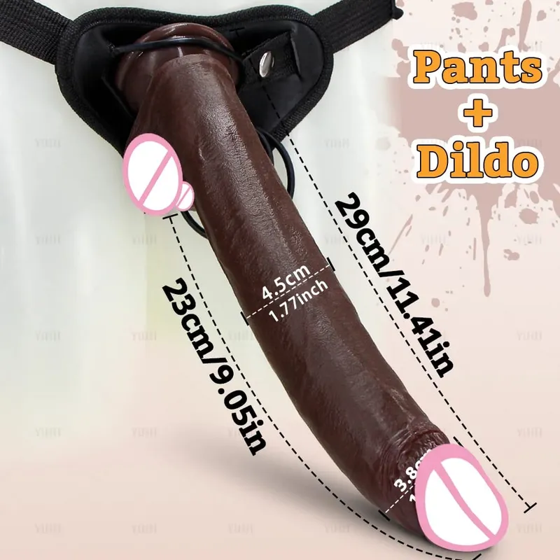 Peau réaliste/gode noir Silicone long pénis énormes godes avec ventouse bite pour femmes Masturbation jouets sexuels anaux pour adultes — image 7