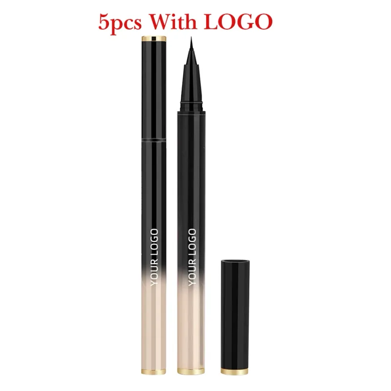 Crayons Eyeliner noirs Ultra fins et durables, imperméables, résistants à la transpiration et aux taches, maquillage de marque privée — image 9
