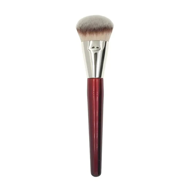 1 unidad 101 brochas de maquillaje para base contorneada, corrector y Base líquida en ángulo, brochas de maquillaje con mango de madera roja, herramientas cosméticas 506