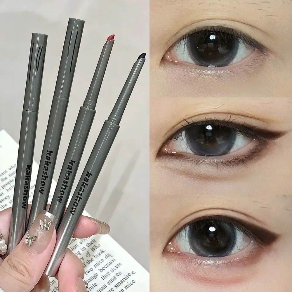 Kakashow Klej Eyeliner Śpiący jedwabny pędzel Natural Color Długotrwały makijaż oczu Wodoodporny Aegyo Sal Rozjaśnij Łatwe nakładanie makijażu — image 2
