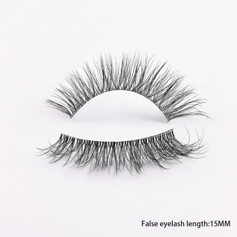 3D Mink Lashes Transparent Band False Eyelashes Natural Fake Eyelash Anime Winged Clear Band Lashes Manga Lashes Makeup — image 20