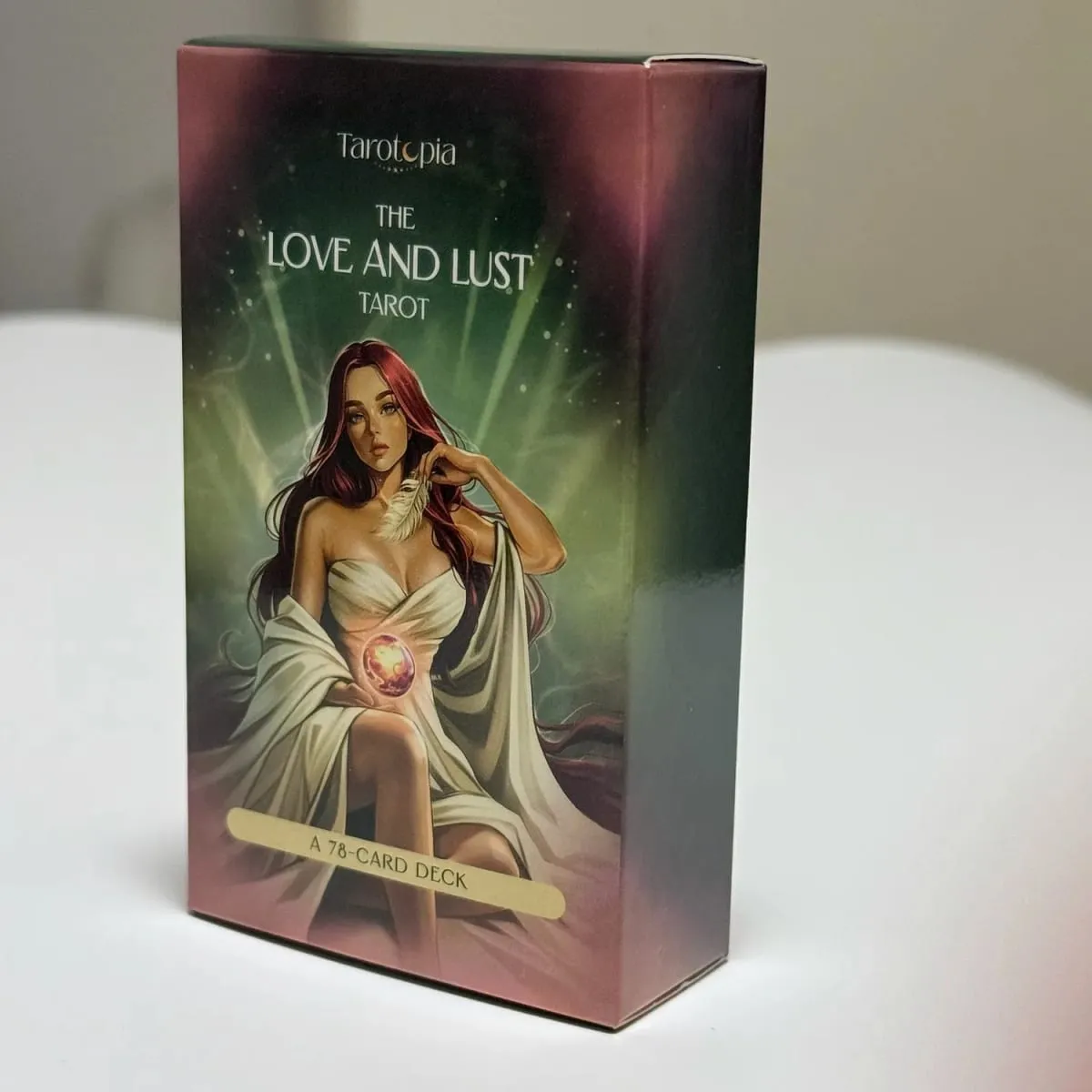 ความรักและ Lust Tarot ภาษาอังกฤษรุ่น 78-การ์ดสำหรับ Passion Intimacy & Soulful Love อ่าน 10.3*6 ซม.