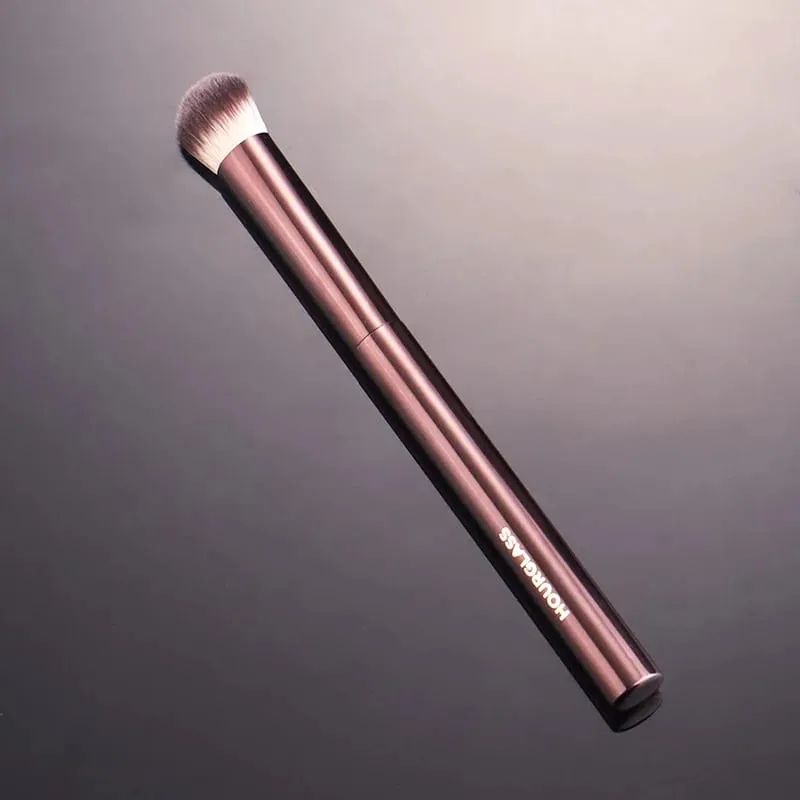 1 styk Angled Concealer Makeup børster Mellem øjenskygge Makeup børste grundlæggende professionelt kosmetisk værktøj metalhåndtag — image 4