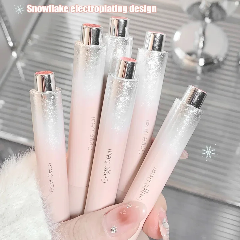 Air Jernih Cahaya Pepejal Lip Gloss Jeli Berair Gincu Merah Jambu Pensil Pelembap Cermin Gincu Pen Lipstik Korea Bibir Kosmetik — image 4