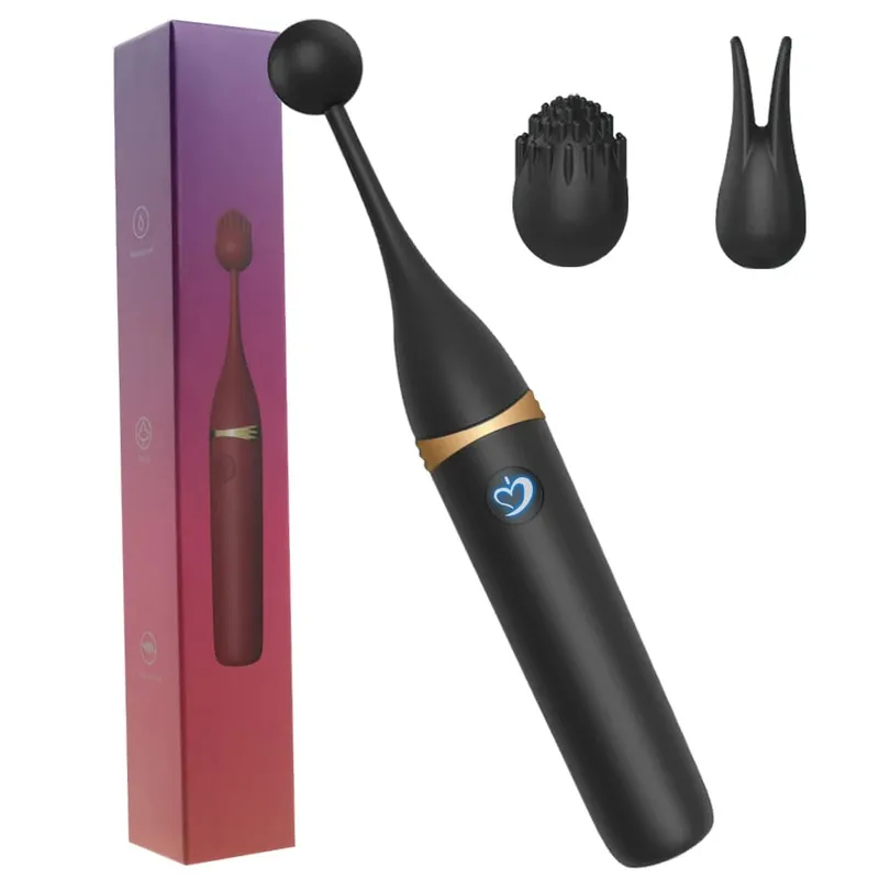 Potente stimolazione del clitoride a 10 frequenze vibratore del punto G 3 testa di ricambio massaggiatore per masturbazione giocattoli sessuali per adulti femminili — image 10